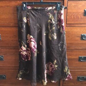 NWT Charter Club 100% silk skirt size 8